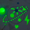 Eco Fabric Ink | Blue Neon Orange Glow | Conscious Craft